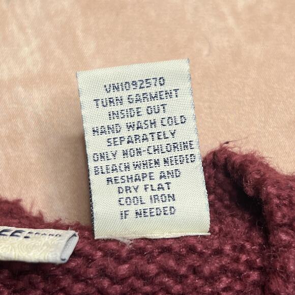 Vintage 90s Floral Embroidered Sweater Cardigan Knit Cabincore Earthy Autumn - Picture 7 of 8